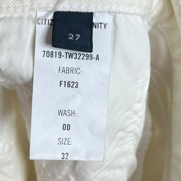 Citizens of Humanity New Gage Linen Jeans White Men’s Size 27 Stretch Denim - Picture 9 of 13
